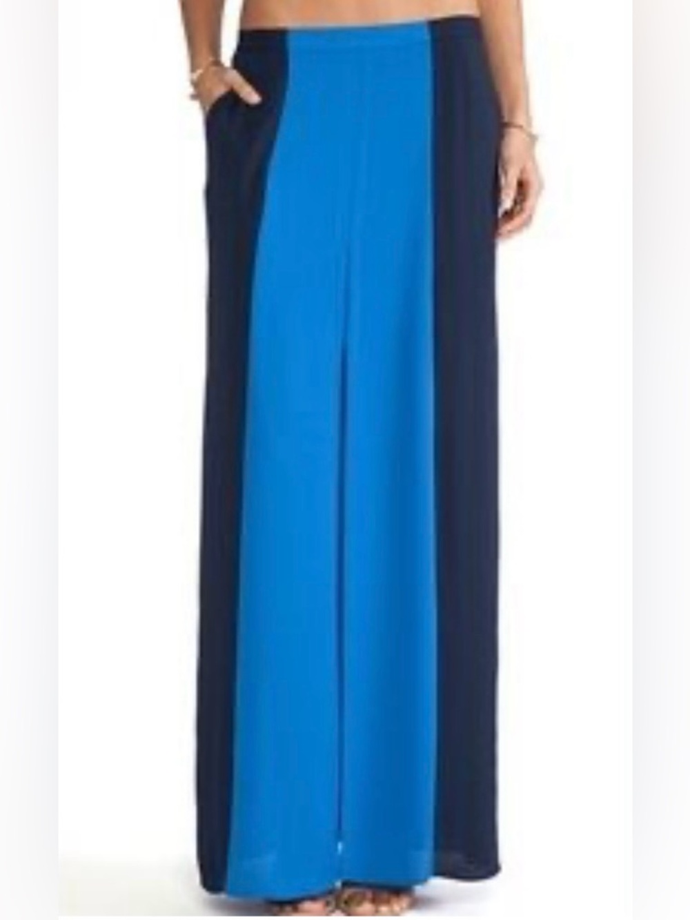 BCBG Max Azria “Jane” Colorblock Maxi Skirt – Size Small